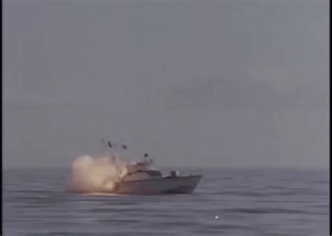 exploding boat
